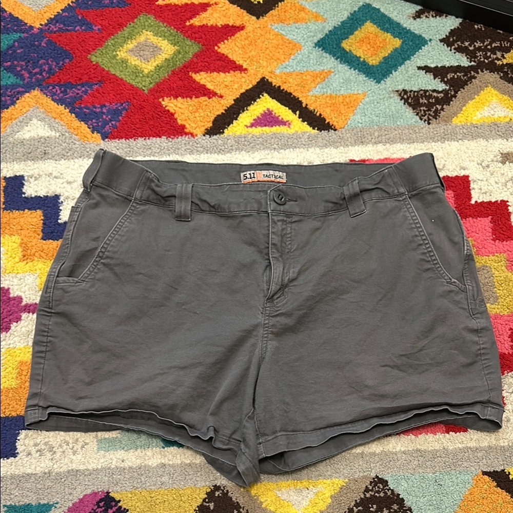 5.11 Tactical Gray Cargo Shorts